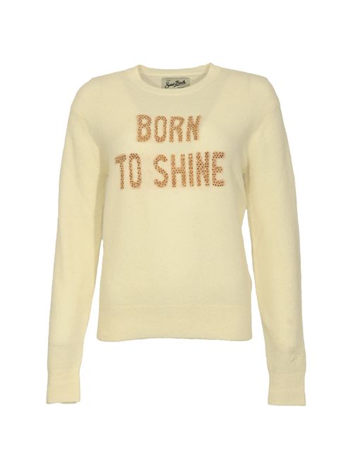 Maglione New Queen Born To Shine in misto alpaca Mc2 Saint Barth | QUE003304028I